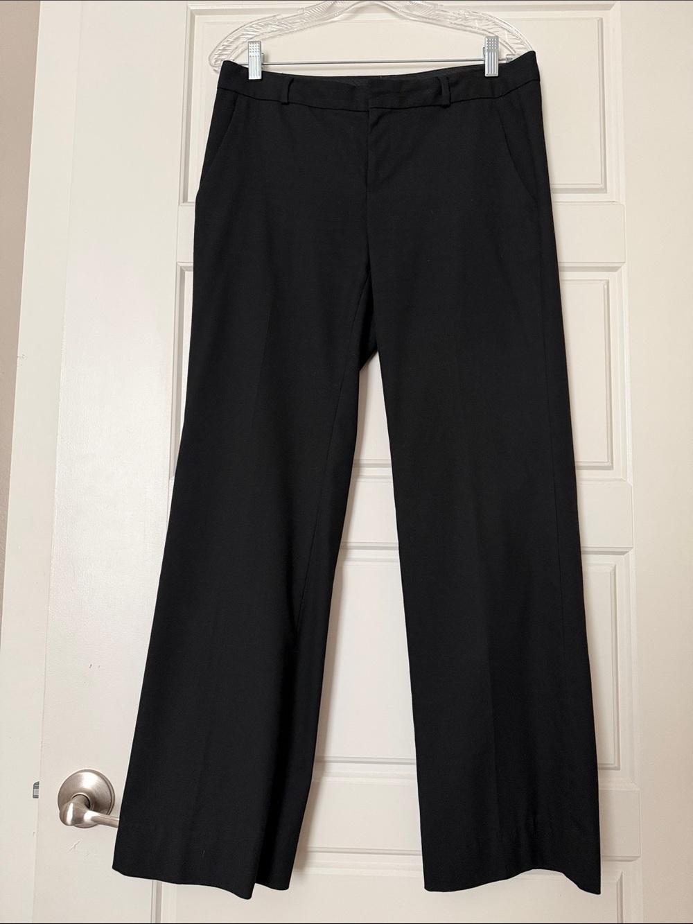 Banana Republic Black Straight-Leg Dress Pants